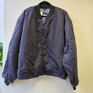 Workrite XXLarge Flame-Resistant Insulated Navy Blue Work Jacket With Knit Cuffs